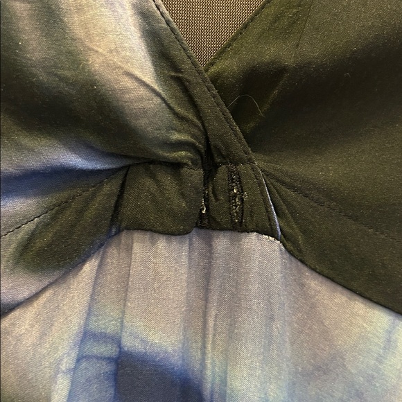 Zara Blue & Black Tie-Dye Flowy Tunic Top - Picture 13 of 14